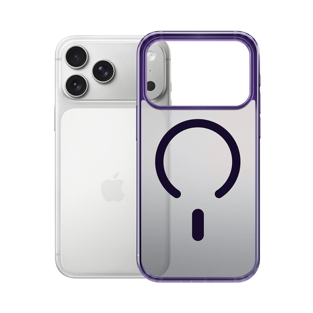 Husa de protectie 3mk Frosty MagCase compatibil cu iPhone 17 Pro, Mov