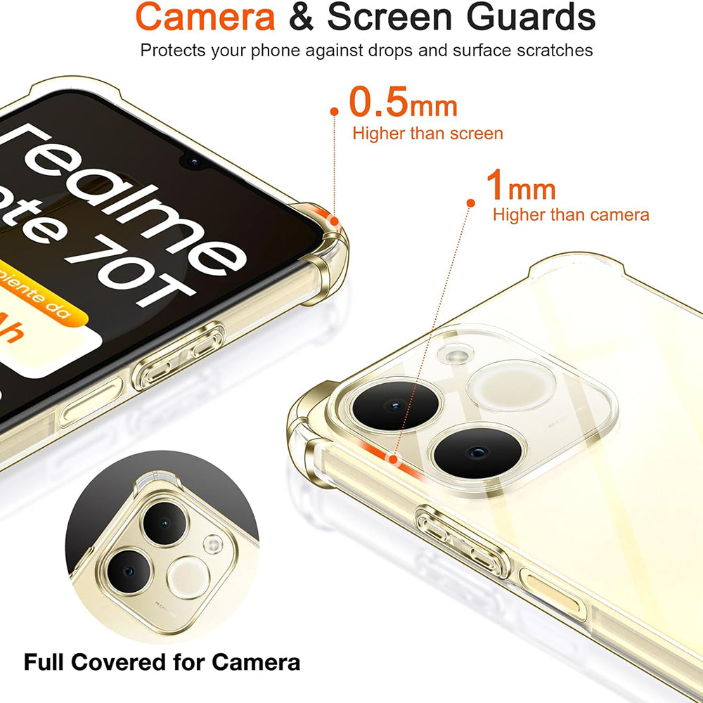 Husa de protectie Techsuit Shockproof Clear Silicone compatibil cu Honor Magic8 Pro, Transparent