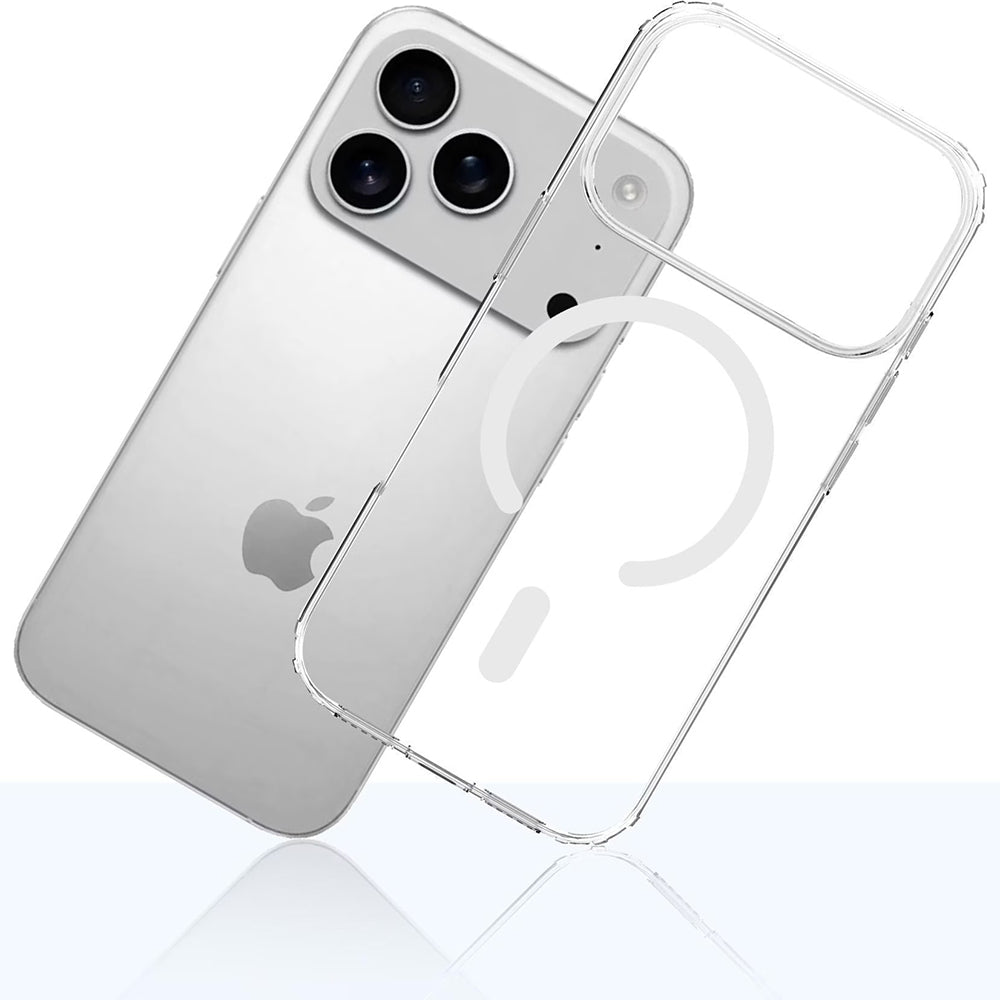 Husa de protectie 3mk Armor MagCase compatibil cu iPhone 17 Pro, Transparent