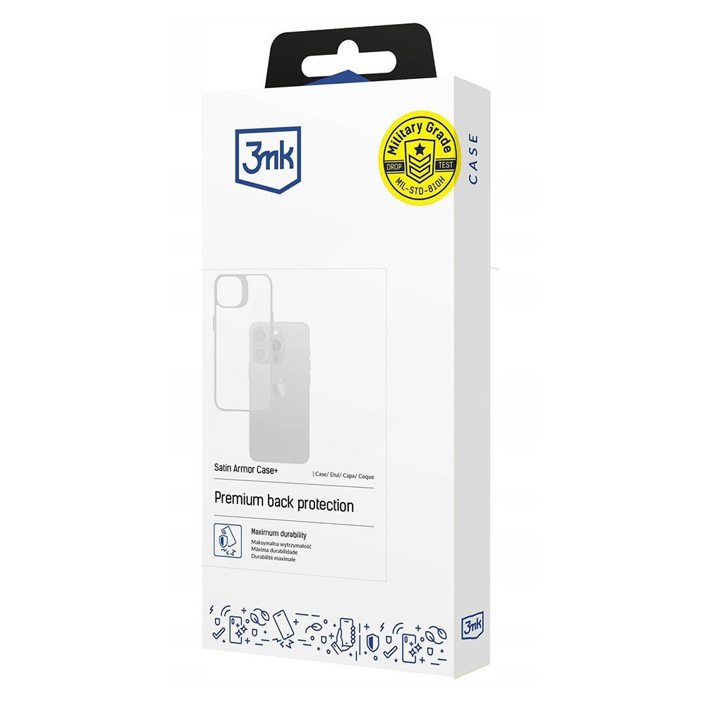 Husa de protectie 3mk Armor compatibil cu Samsung Galaxy S25, Transparent