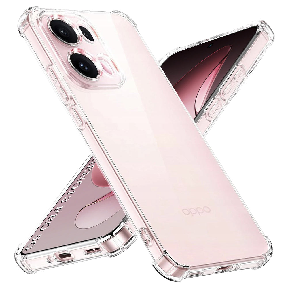 Husa de protectie Techsuit Shockproof Clear Silicone compatibil cu Oppo Reno13 Pro, Transparent