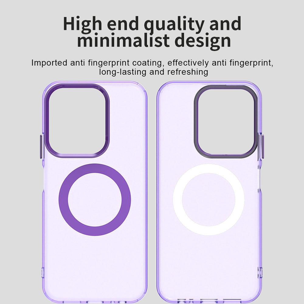 Husa de protectie Techsuit CandyCase MagSafe compatibil cu Xiaomi Redmi 15C 4G / Redmi 15C 5G / Poco C85 4G, Mov