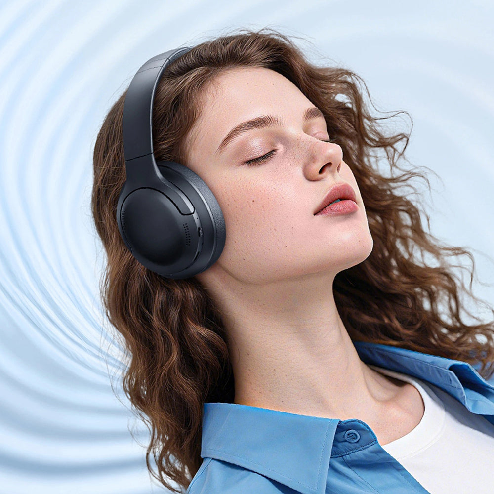 Casti Baseus Wireless BH1 Lite (A0203C00), On-Ear, Bluetooth V6.0, AI ENC Technology, Negru