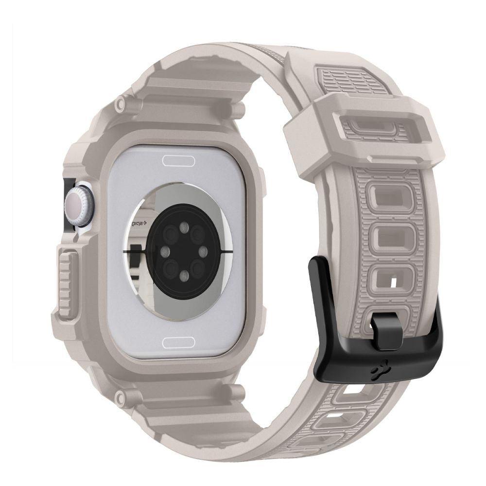 Accesoriu smartwatch Spigen Rugged Armor Pro V2 (ACS10496) compatibil cu Apple Watch 10 42mm / Watch 11 42mm, Dune Beige