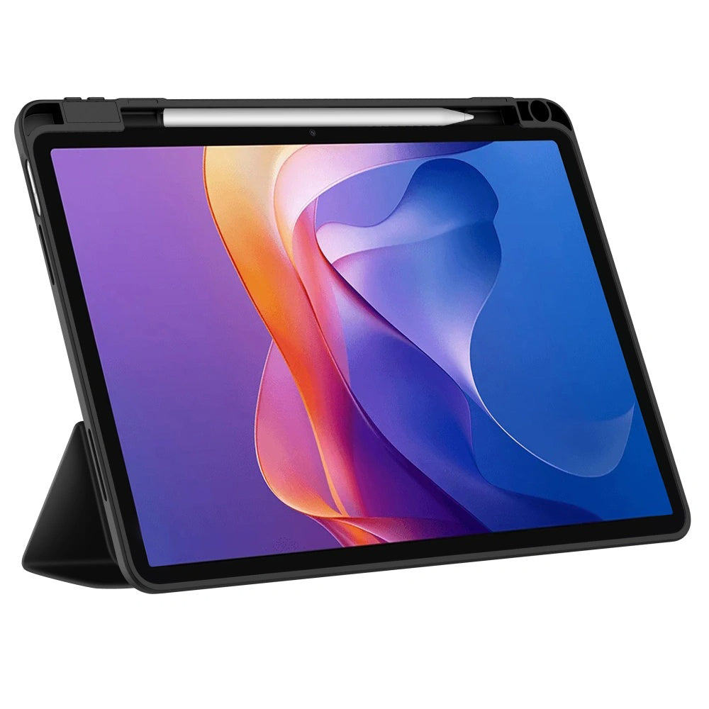 Husa de protectie tableta Techsuit Flex Trifold (with Pencil Holder) compatibil cu Samsung Galaxy Tab A11 Plus / A9 Plus, Albastru Cer