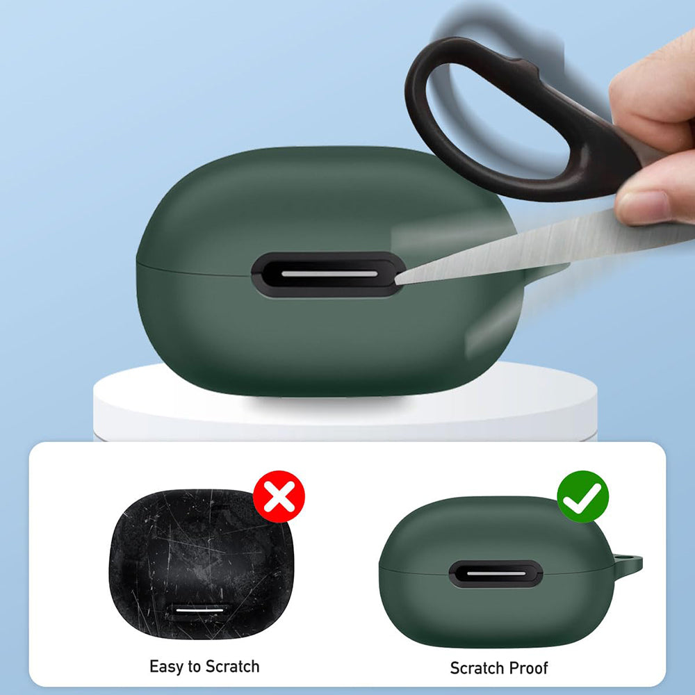Casti Techsuit Silicone Case, for for AirPods 1 / AirPods 2, Smooth Ultrathin Material, Negru