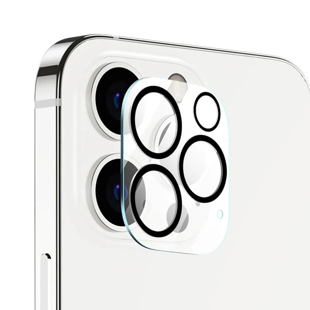 Folie de protectie Lito S+ Camera Glass compatibil cu iPhone 14 Pro / iPhone 14 Pro Max, Negru /Transparent