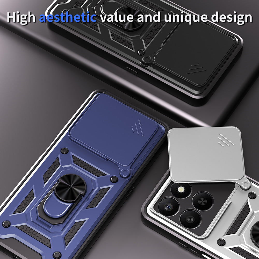 Husa de protectie Techsuit CamShield Series compatibil cu Honor X5c Plus, Albastru