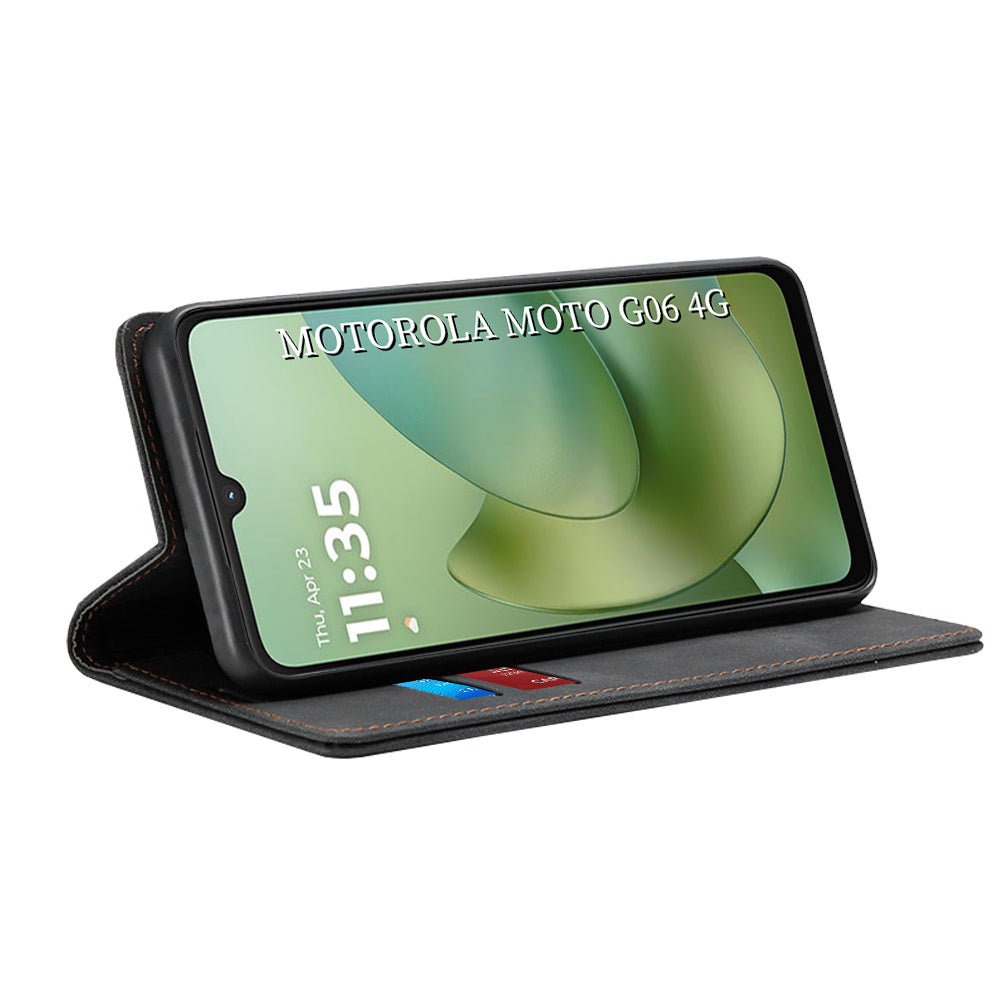 Husa de protectie Techsuit Confy compatibil cu Motorola Moto G06, Negru