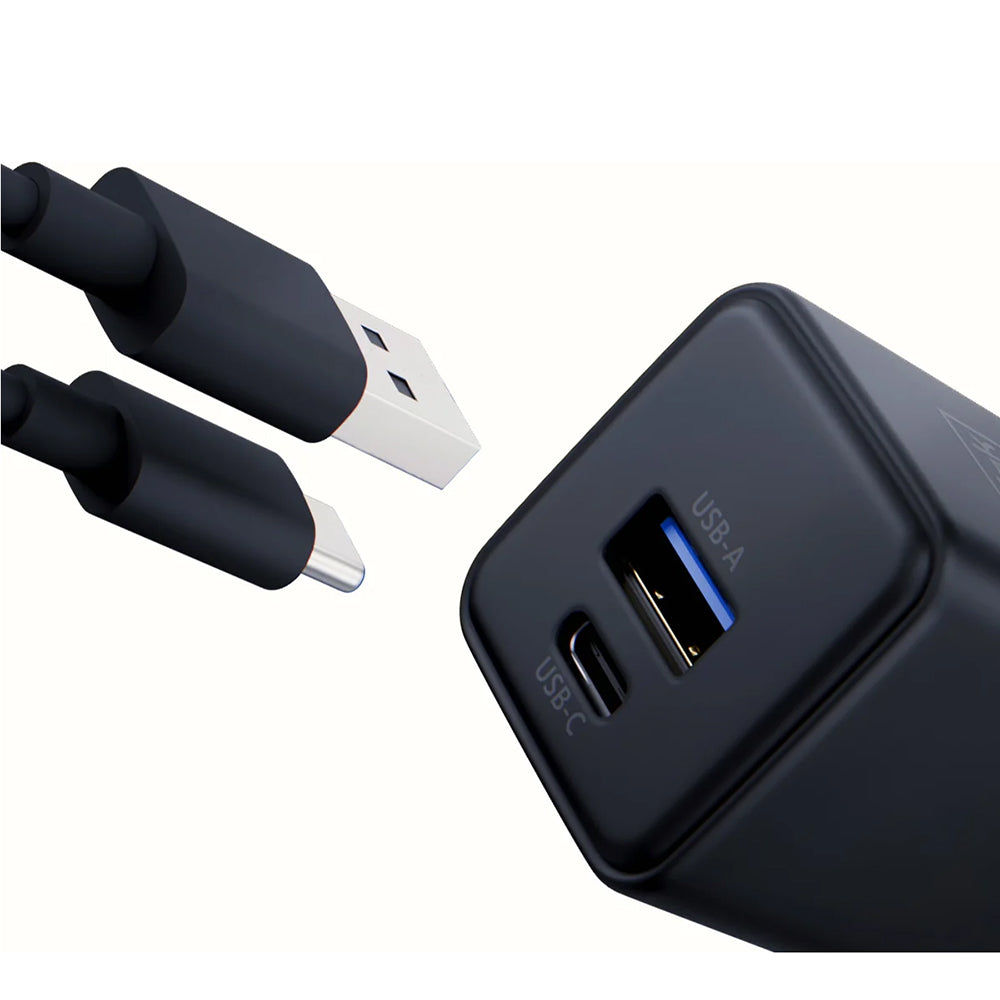 Incarcator 3mk Hyper, USB-A, USB-C, GaN Technology, QC4 + PD, 20W, Negru