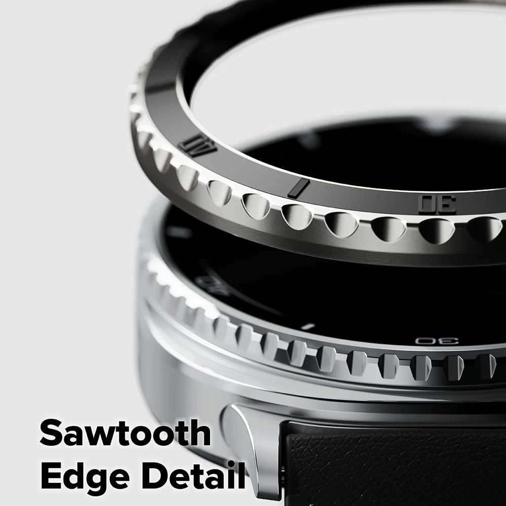 Accesoriu smartwatch Ringke Premium Bezel Styling compatibil cu Samsung Galaxy Watch8 Classic, Negru (Gw8C-46-96)