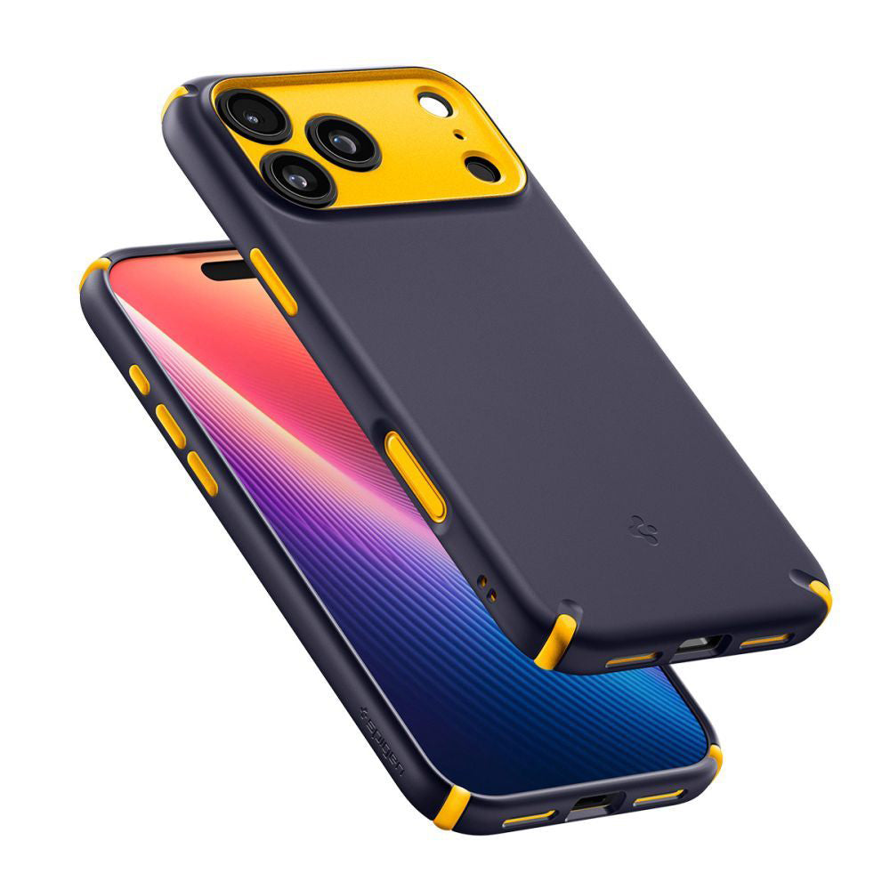 Husa de protectie Spigen Caseology Nano Pop Hybrid MagSafe (ACS11147) compatibil cu iPhone 17 Pro Max, Albastru Berry Navy