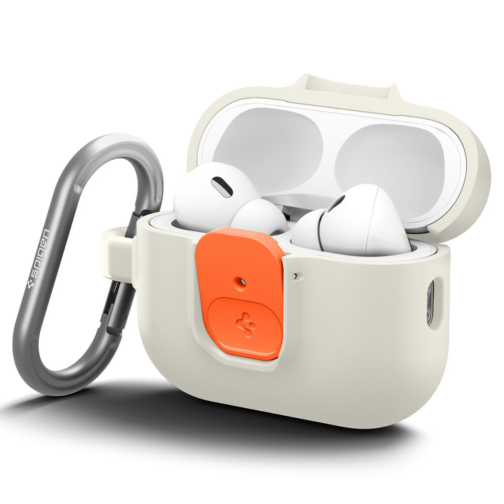 Casti Spigen Nano Pop (ACS10134), Apple AirPods Pro 3, Portocaliu Beige