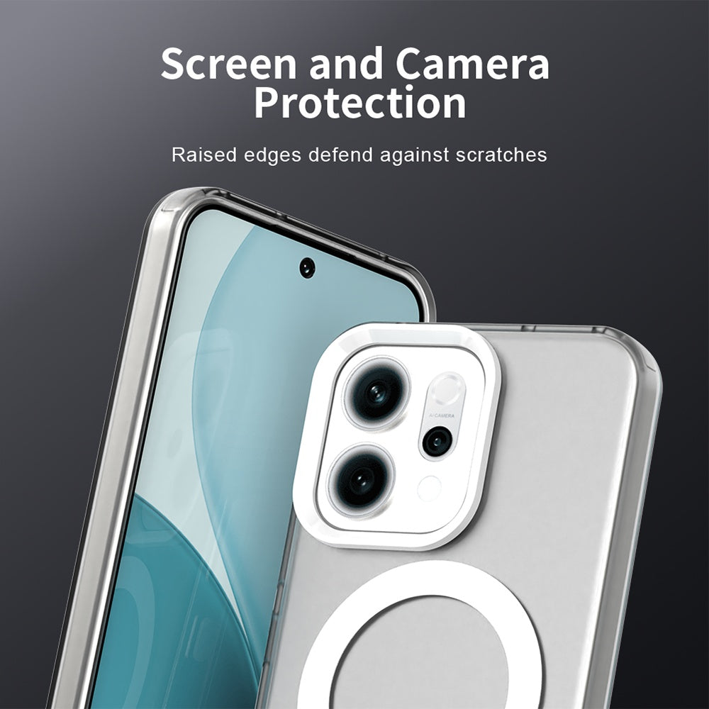 Husa de protectie Techsuit CandyCase MagSafe compatibil cu Oppo Reno14, Alb
