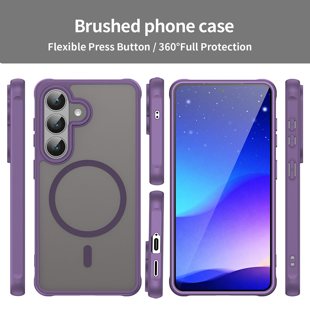 Husa de protectie Techsuit HaloFrost II MagSafe compatibil cu Samsung Galaxy S26, Mov