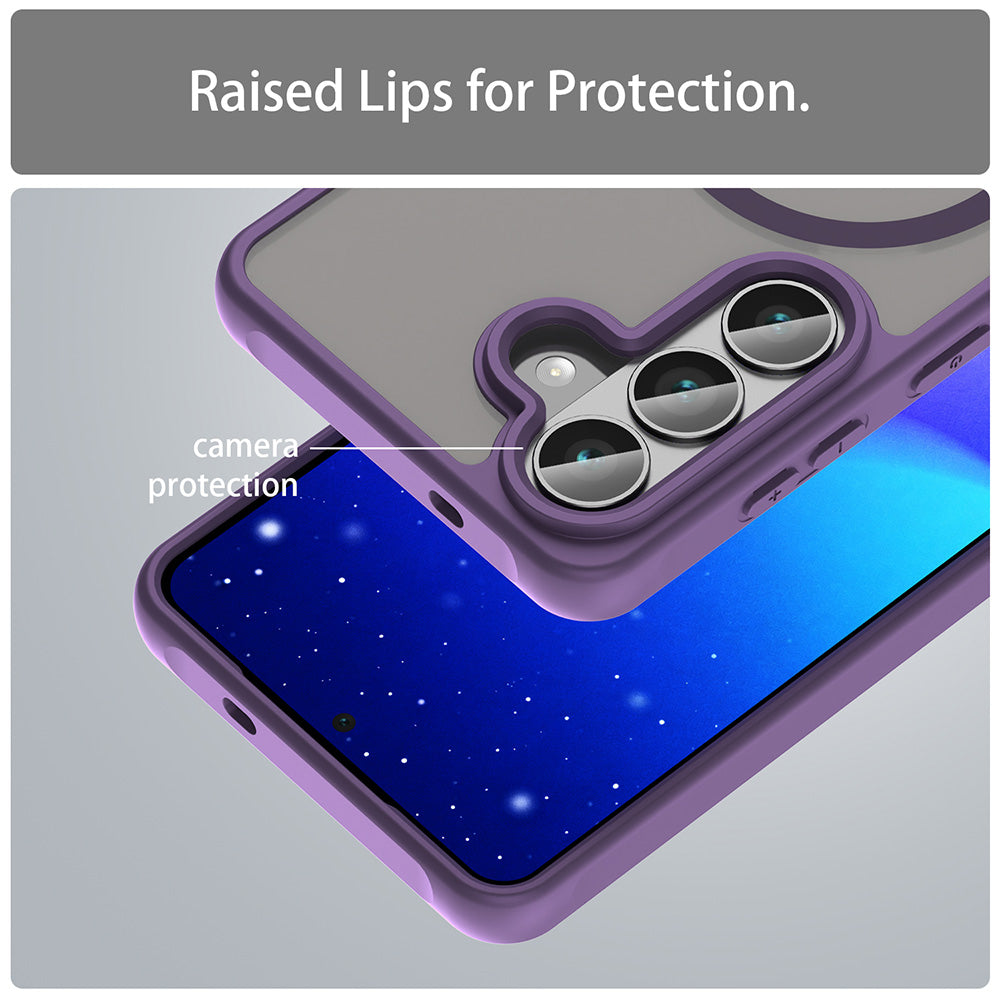Husa de protectie Techsuit HaloFrost II MagSafe compatibil cu Samsung Galaxy S26, Mov