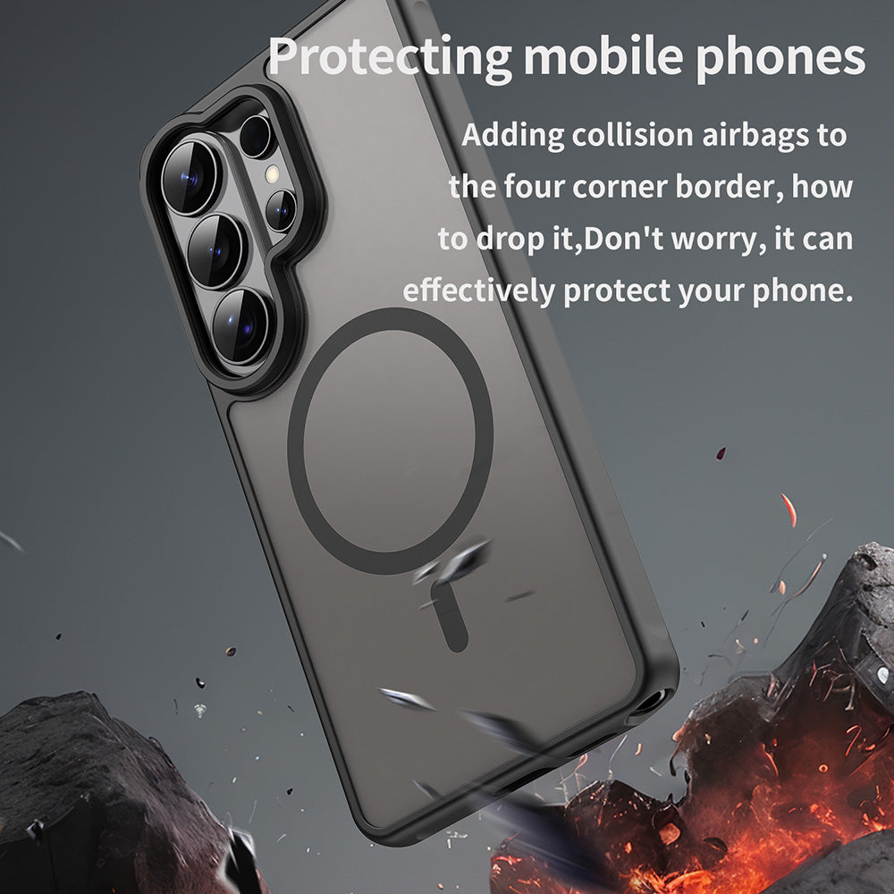 Husa de protectie Techsuit HaloFrost II MagSafe compatibil cu Samsung Galaxy S26 Ultra, Negru