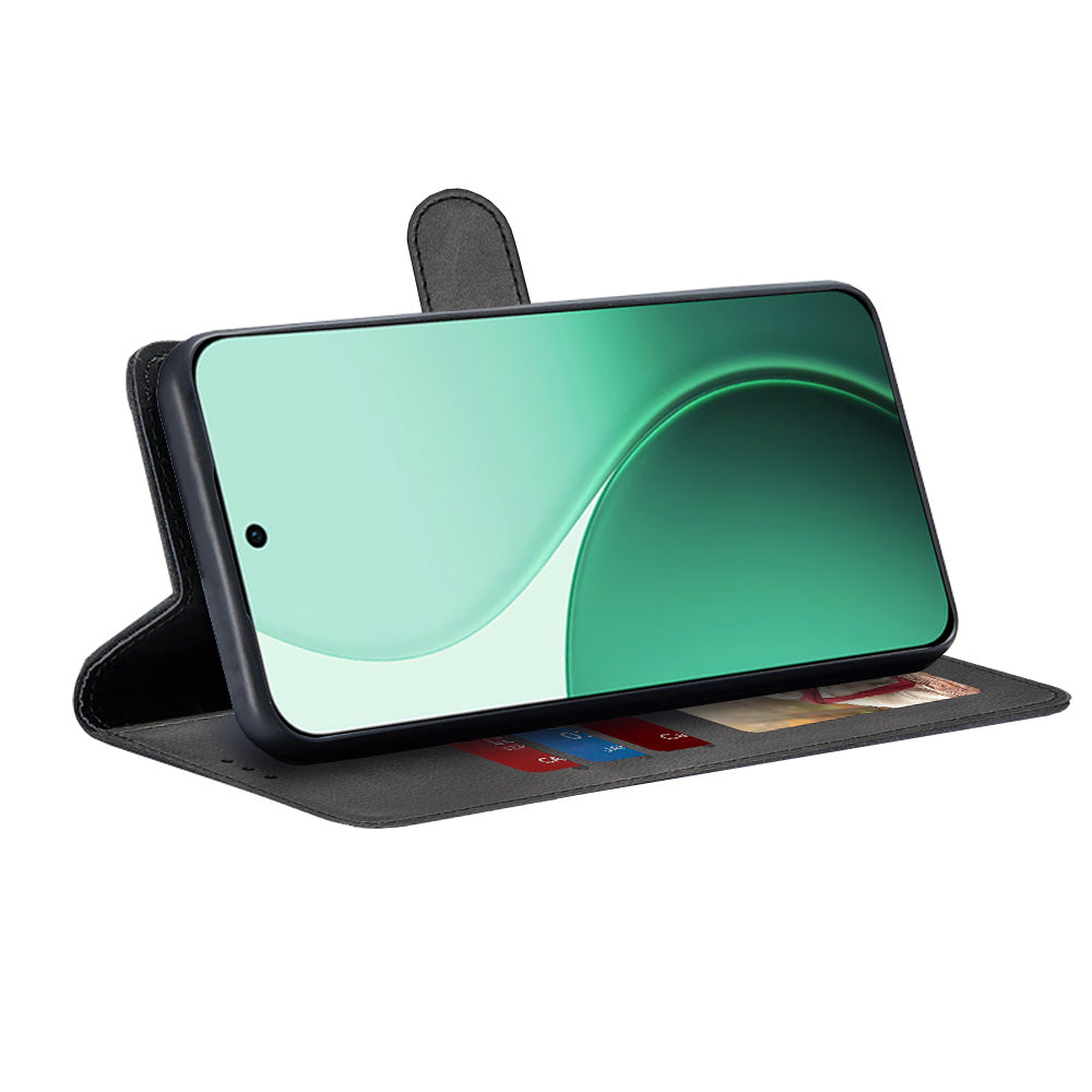 Husa de protectie Techsuit Diary Book compatibil cu Oppo Reno14, Negru
