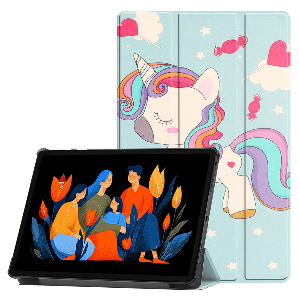 Husa de protectie tableta Techsuit FoldPro compatibil cu Lenovo Idea Tab Plus 12.1, Unicorn