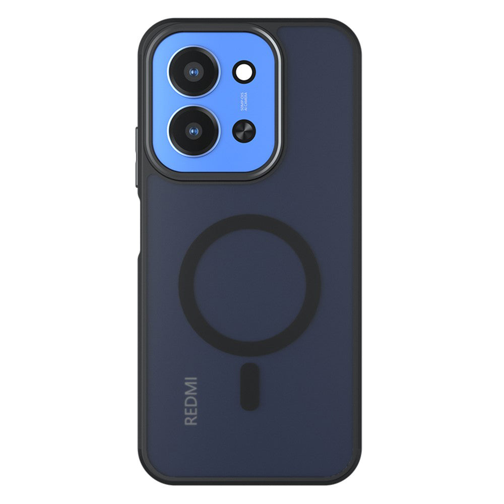 Husa de protectie Techsuit PureFrost MagSafe compatibil cu Xiaomi Redmi 15C 4G / Redmi 15C 5G, Negru Mat