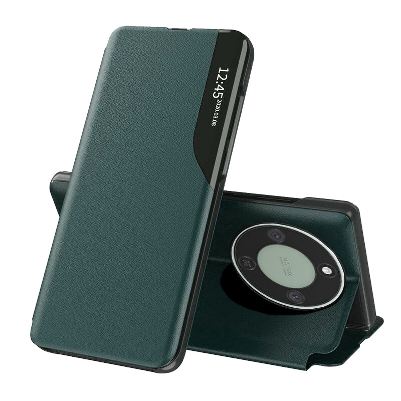 Husa de protectie Techsuit eFold Series compatibil cu Honor Magic8 Lite, Verde Inchis
