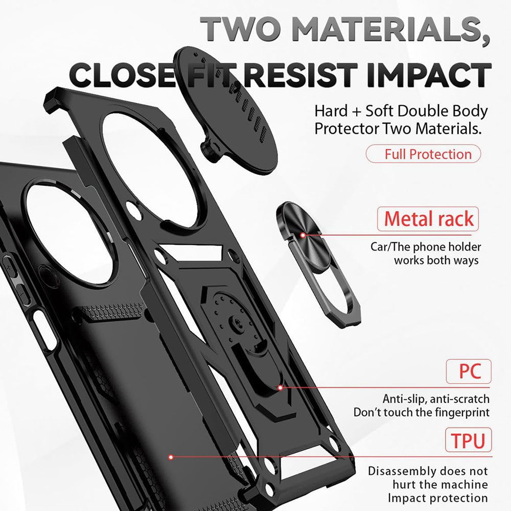 Husa de protectie Techsuit CamShield Series compatibil cu Honor Magic8 Lite, Roz Auriu
