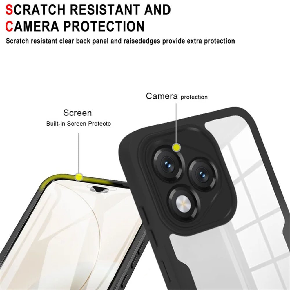 Folie de protectie Techsuit ColorVerse 360 Series + compatibil cu Honor X5c Plus, Albastru
