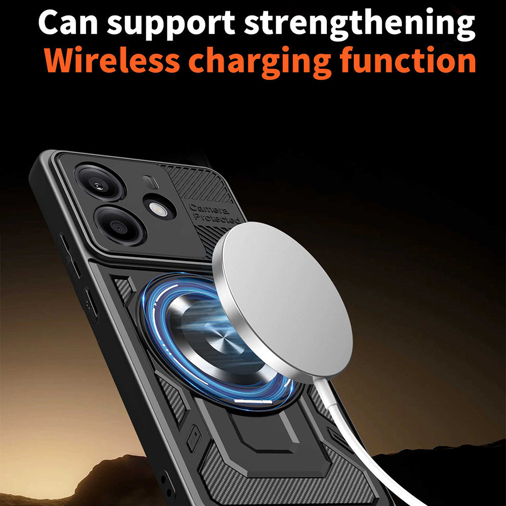 Husa de protectie Techsuit RuggedCam compatibil cu Honor 400 Lite, Negru