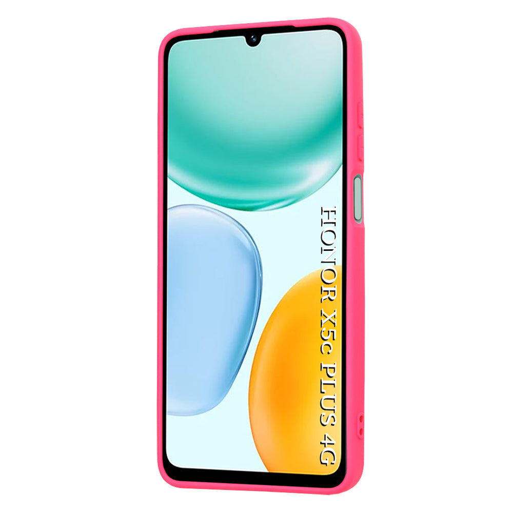 Husa de protectie Techsuit SoftFlex compatibil cu Honor X5c Plus, Roz Intens