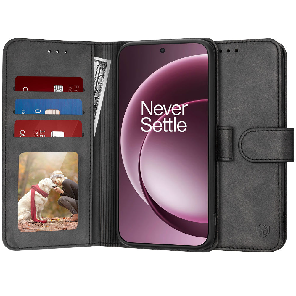 Husa de protectie Techsuit Diary Book compatibil cu OnePlus 15, Negru