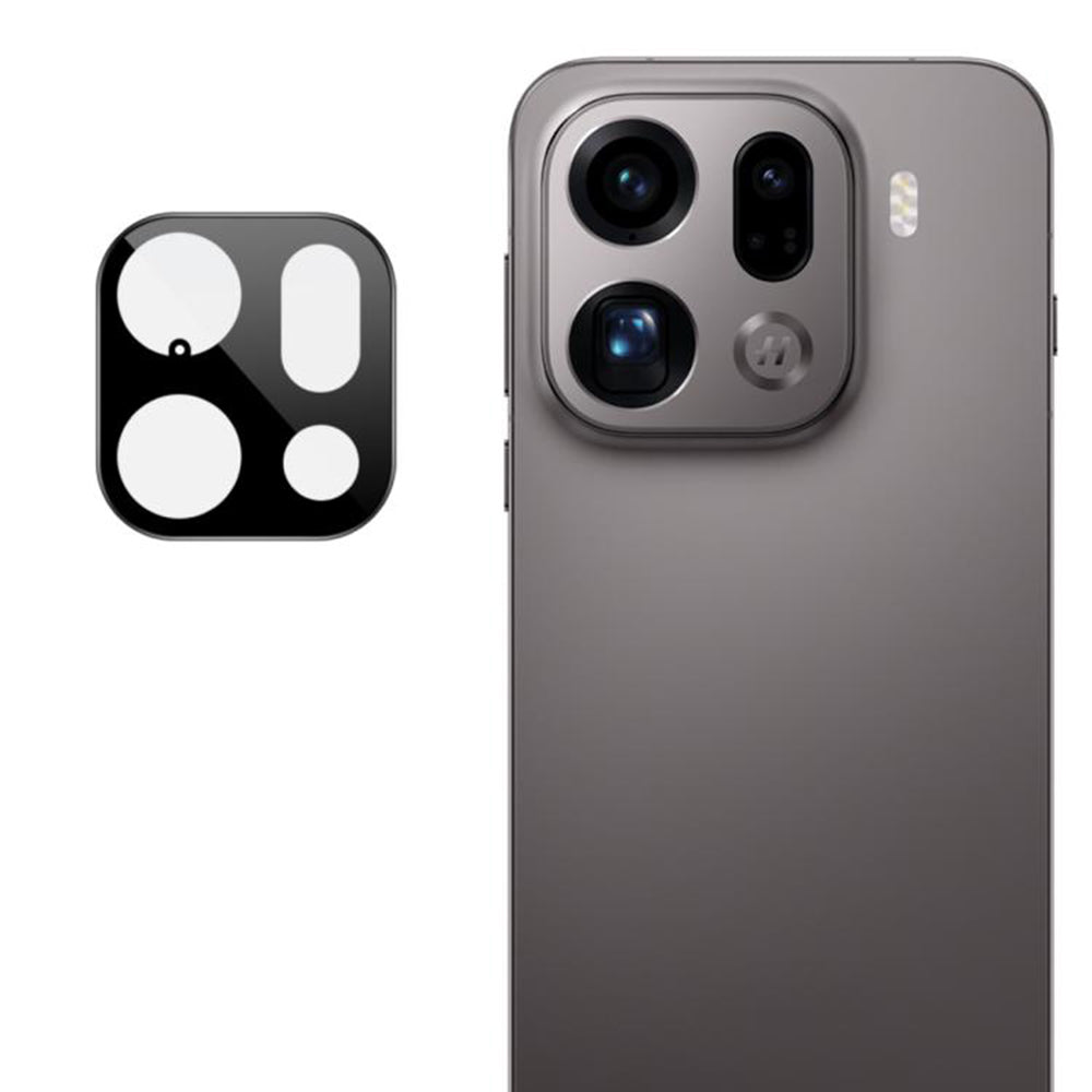 Folie de protectie Techsuit Full Camera Glass compatibil cu Oppo Find X9 Pro, Negru