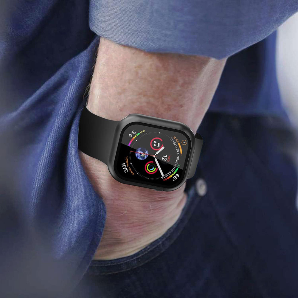 Husa smartwatch Techsuit Defense360 Pro compatibil cu Apple Watch 7 41mm, Albastru