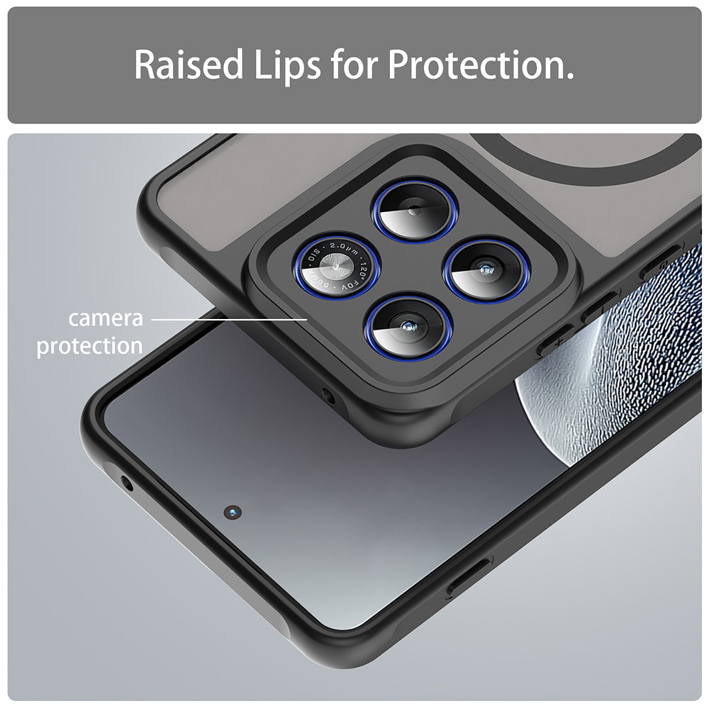 Husa de protectie Techsuit HaloFrost II MagSafe compatibil cu Motorola Edge 70, Negru