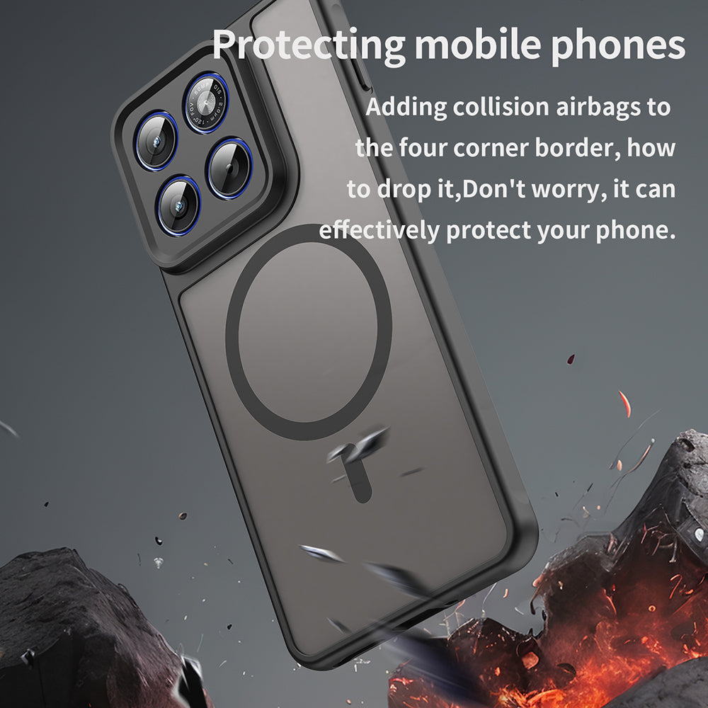Husa de protectie Techsuit HaloFrost II MagSafe compatibil cu Motorola Edge 70, Negru