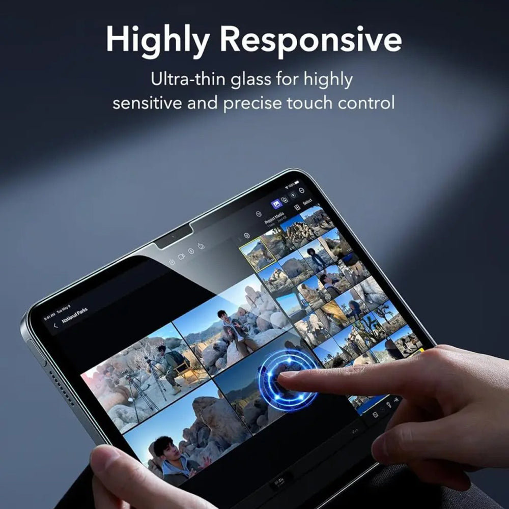 Husa de protectie tableta ESR Armorite Screen Protector UltraFit Tray (set de 2) compatibil cu iPad Pro 13 (2024) / iPad Pro 13 (2025), Transparent