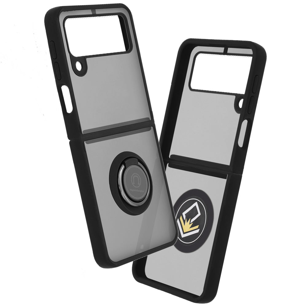 Husa de protectie Techsuit Glinth compatibil cu Samsung Galaxy Z Flip3 5G, Negru