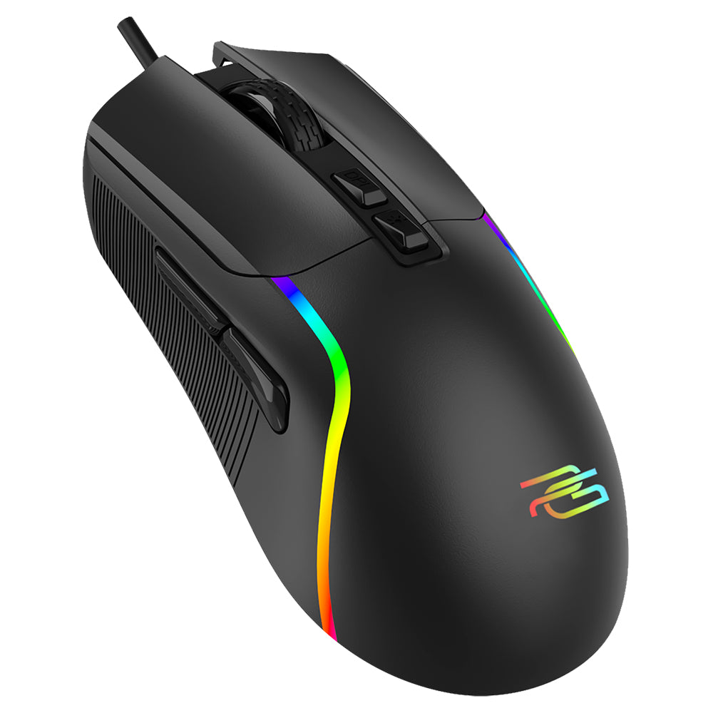 Tastatura/Mouse Proove Wired Mouse Assembler (CMAS00000101), for Gaming, USB, RGB, 7 Buttons, 12400DPI, Windows, Mac, Linux, 1.5m, Negru