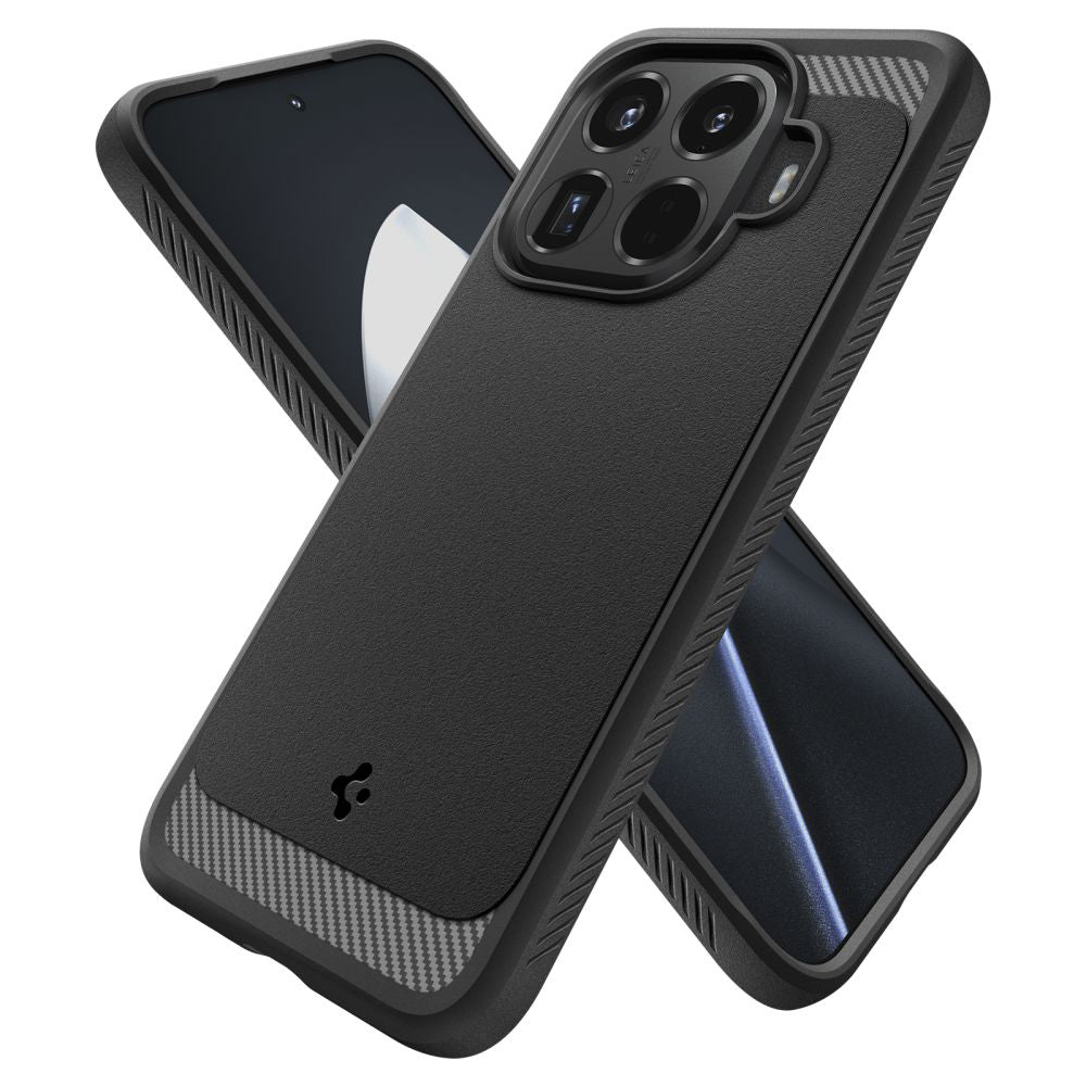 Husa de protectie Spigen Rugged Armor (ACS11152) compatibil cu Xiaomi 15T Pro, Negru