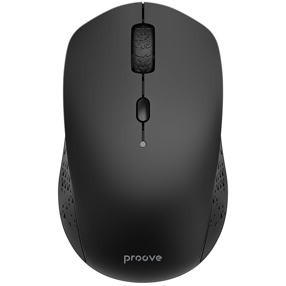 Tastatura/Mouse Proove Wireless Mouse Sweeper (WMSW00011001), Standard, 2.4GHz, Bluetooth, 6 Buttons, 800-1600DPI, 1x AA Battery, Negru