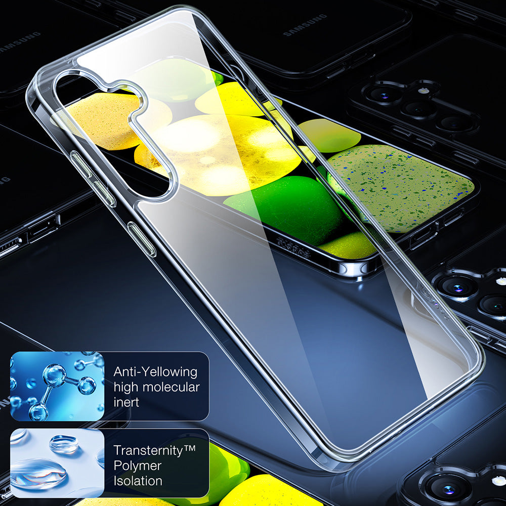 Husa de protectie Torras Diamond Series compatibil cu Samsung Galaxy A56 5G, Transparent