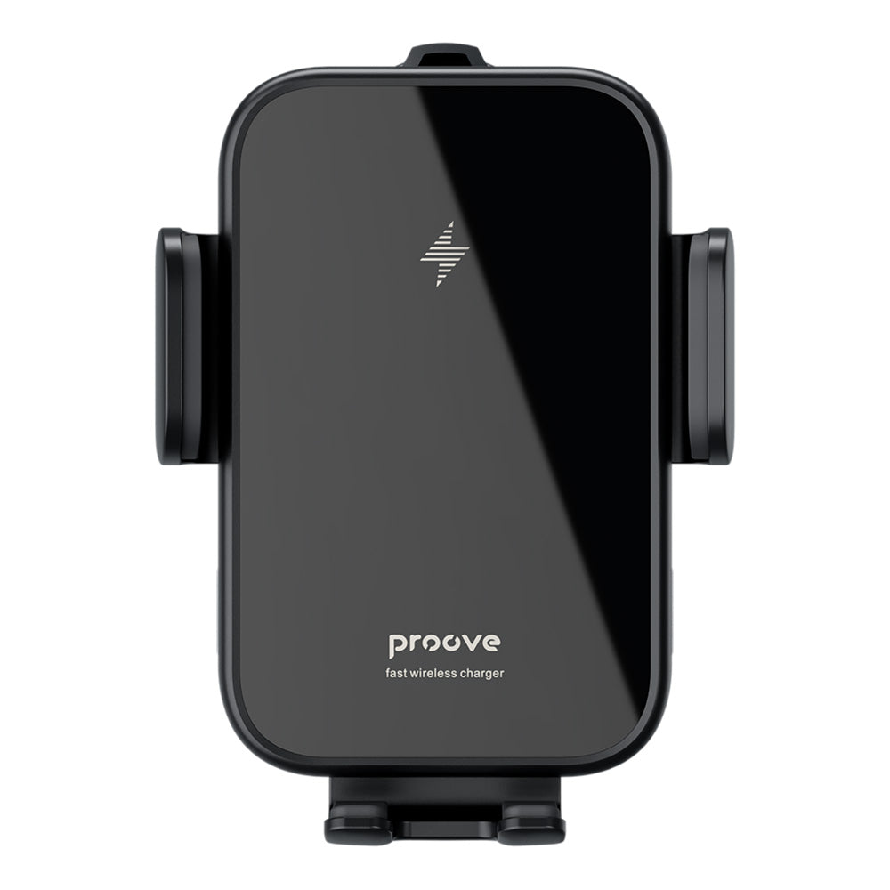 Suport Proove with Wireless Charging Triple Clamp (WHTC15010001), for Air Vent, Automatic Arms, 15W, 4.0"-6.9", Negru