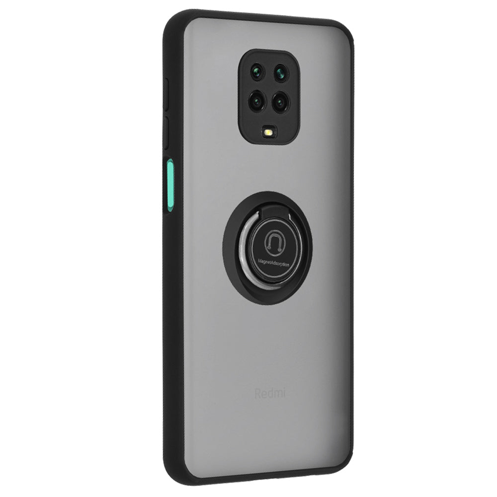Husa de protectie Techsuit Glinth compatibil cu Xiaomi Redmi Note 9S / Note 9 Pro / Note 9 Pro Max, Negru