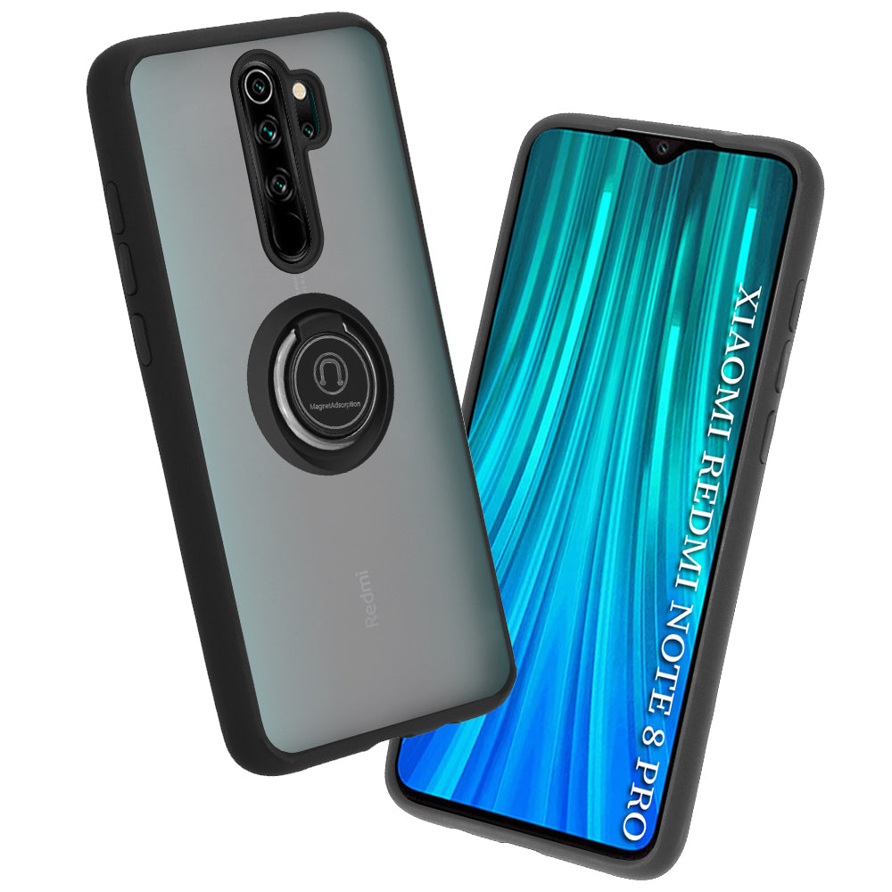 Husa de protectie Techsuit Glinth compatibil cu Xiaomi Redmi Note 8 Pro, Negru