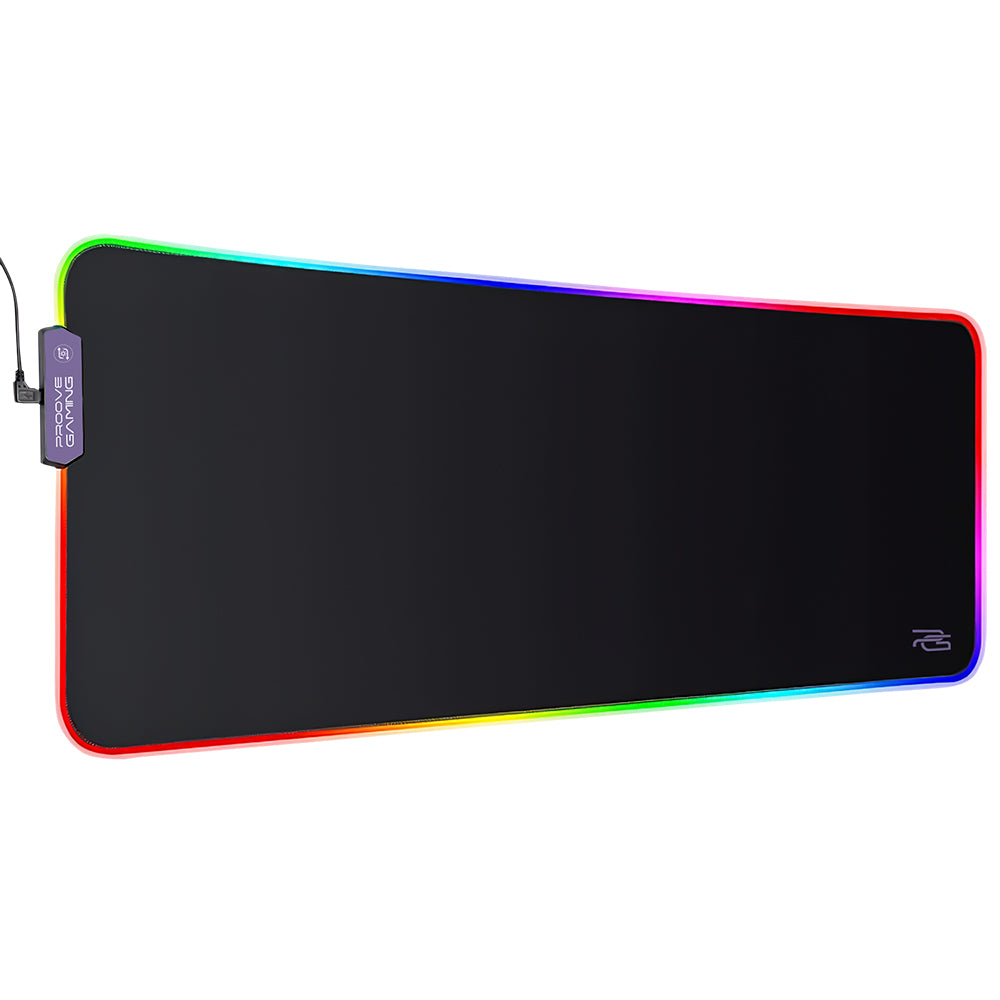 Tastatura/Mouse Proove Mouse Pad Offland (MPOF00022401), for Gaming, USB to USB-C, RGB-backlit, Slim, Flexible, 800x300x4mm, 1.8m, Negru