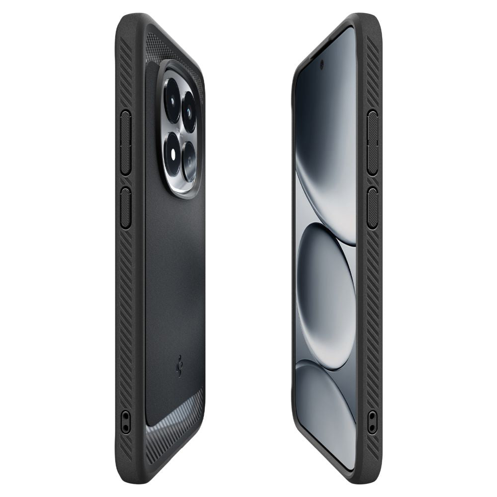 Husa de protectie Spigen Rugged Armor (ACS10460) compatibil cu Xiaomi Redmi Note 15 Pro 5G, Negru Mat