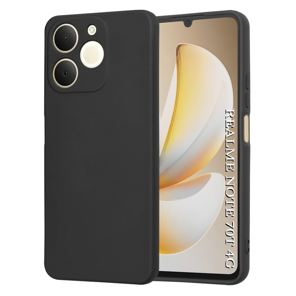 Husa de protectie Techsuit SoftFlex compatibil cu Realme Note 70T, Negru