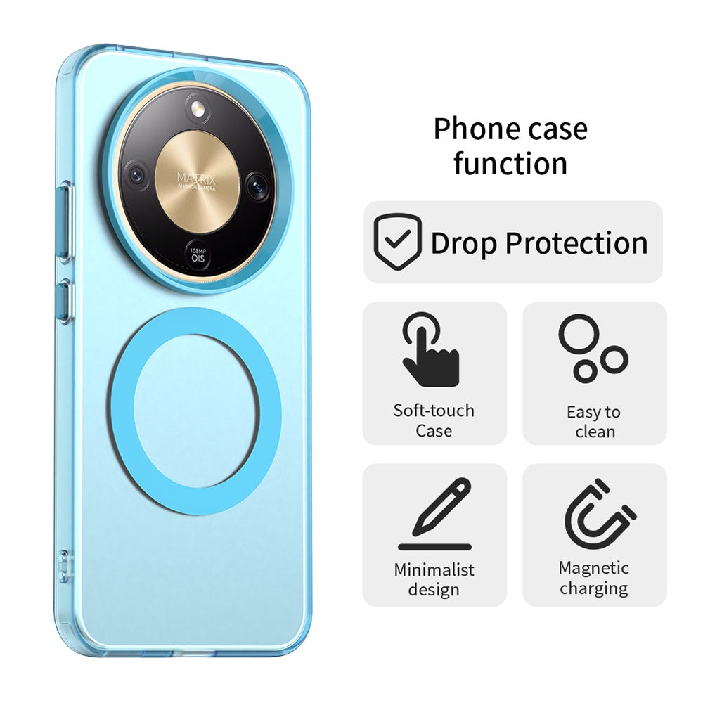 Husa de protectie Techsuit CandyCase MagSafe compatibil cu Honor Magic8 Lite, Albastru