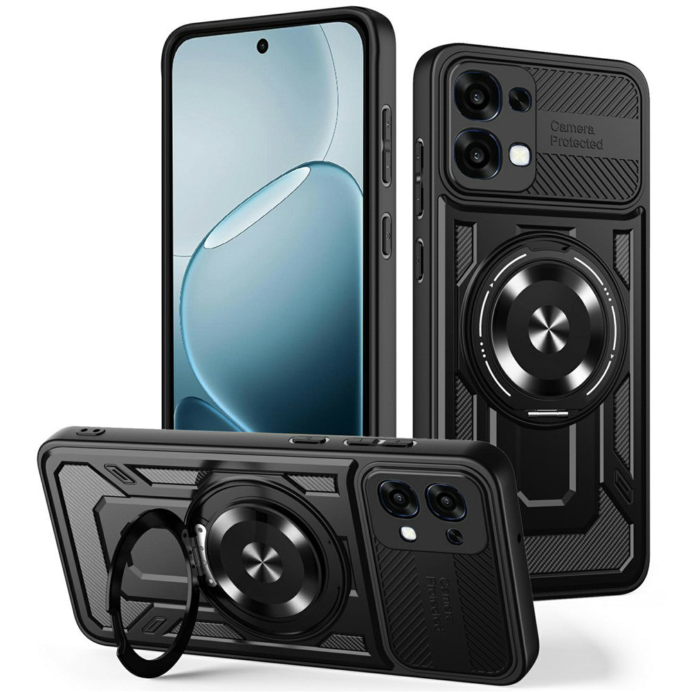 Husa pentru Oppo A6 Pro 4G / A6 Pro 5G - Techsuit RuggedCam - Black