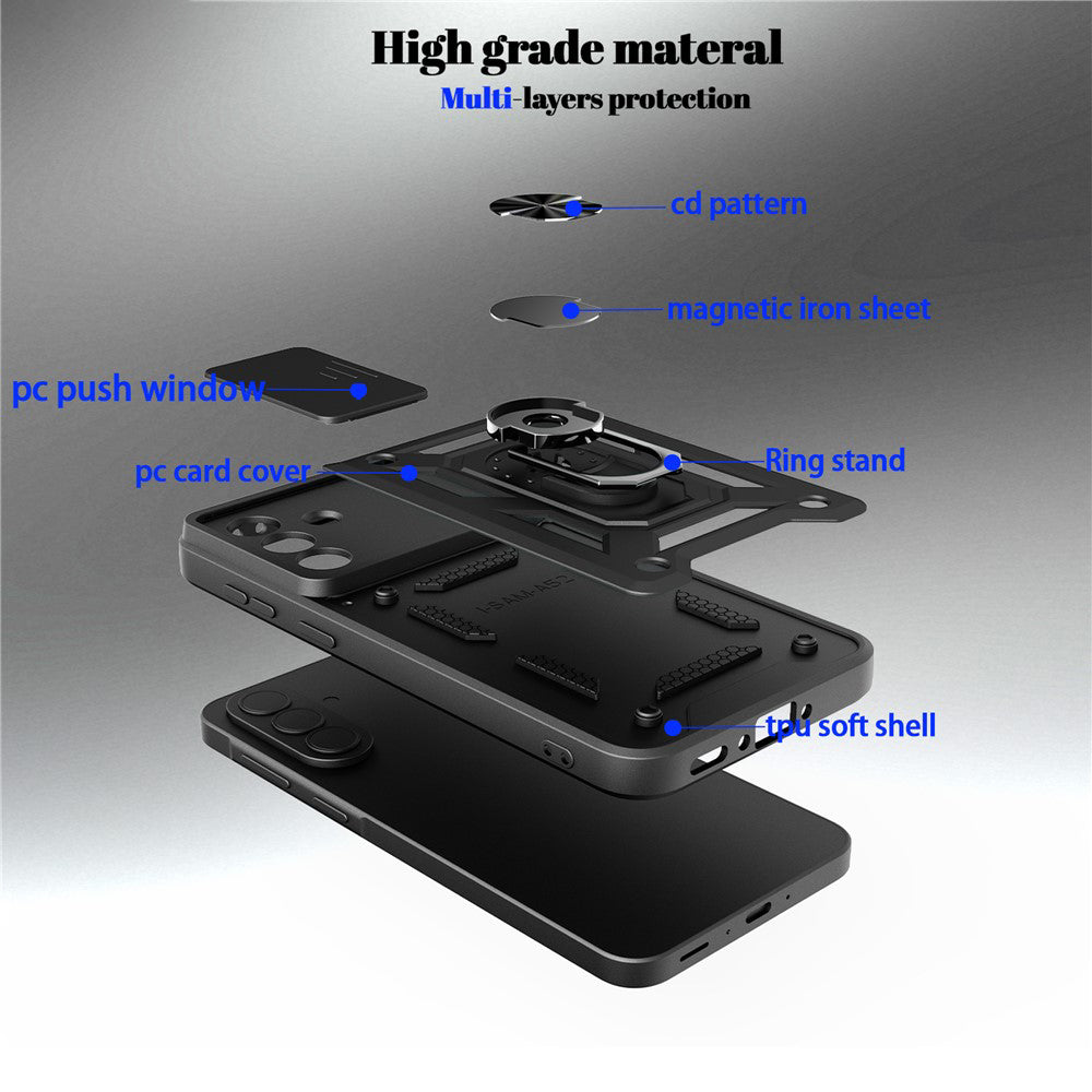 Husa de protectie Techsuit CamShield Series compatibil cu Samsung Galaxy A57 5G, Albastru