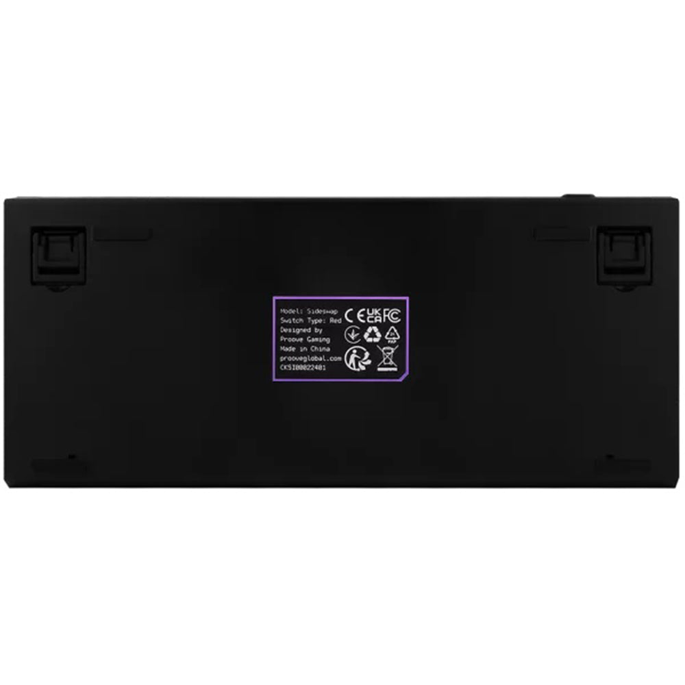 Tastatura/Mouse Proove Wired Keyboard Sideswap (CKSIEN00022401), Mechanical, RGB Backlighting, 87 Keys, Swappable Switches, 1.5m, Negru